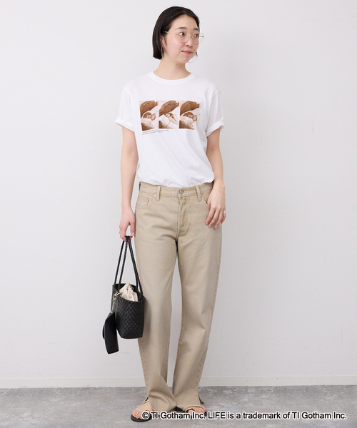GOOD ROCK SPEED(グッドロックスピード)の「GOOD ROCK SPEED/グッドロックスピード SLOBE別注 PHOTO TEE(Tシャツ/カットソー・レディース・ホワイト/ブラック・FREE)」の13枚目の写真