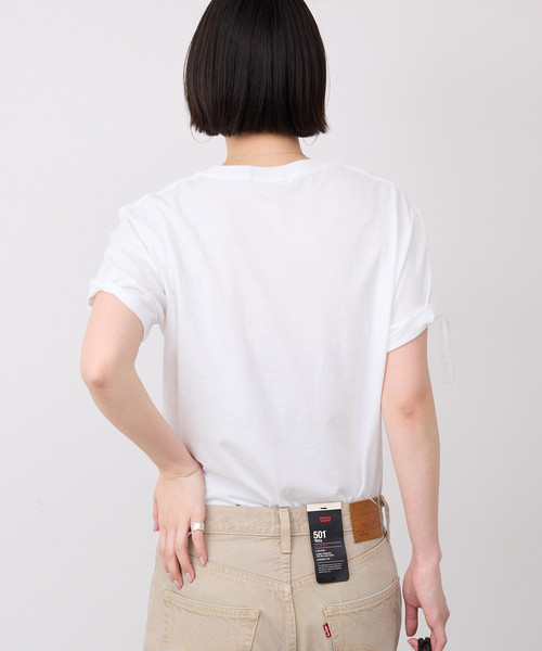 GOOD ROCK SPEED(グッドロックスピード)の「GOOD ROCK SPEED/グッドロックスピード SLOBE別注 PHOTO TEE(Tシャツ/カットソー・レディース・ホワイト/ブラック・FREE)」の19枚目の写真