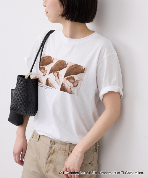 GOOD ROCK SPEED(グッドロックスピード)の「GOOD ROCK SPEED/グッドロックスピード SLOBE別注 PHOTO TEE(Tシャツ/カットソー・レディース・ホワイト/ブラック・FREE)」の21枚目の写真