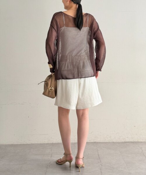 LOUNGEDRESS（ラウンジドレス）の「ギマルーズニット（ニット/セーター・レディース・ブラウン/ベージュ/ブラック・FREE）」の14枚目の写真