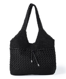 TRANS WORK（トランスワーク）の「機械編みバッグ（トートバッグ）」