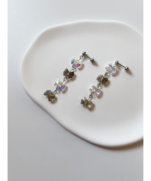 tone(トーン)の「【TOMEI LAB】リボン 4連 ピアス(MA)(ピアス(両耳用)・レディース・その他・FREE)」の5枚目の写真