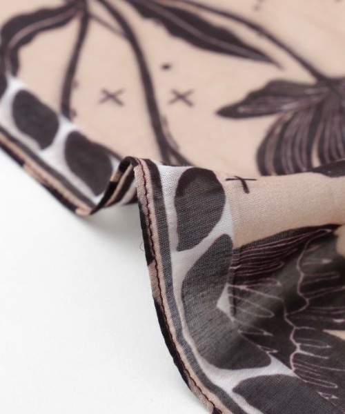 チャイハネ(チャイハネ)の「【チャイハネ】アミットスカーフ(バンダナ/スカーフ・レディース・ピンク/ターコイズブルー/ベージュ・FREE)」の5枚目の写真