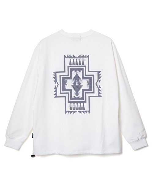 PENDLETON（ペンドルトン）の「PENDLETON/ペンドルトン ロングスリーブ カルキュロ ミッドウェイトジャージー Tシャツ（Tシャツ/カットソー・メンズ・ブルー/ブラック/カーキ/ホワイト・MEDIUM/LARGE）」の5枚目の写真