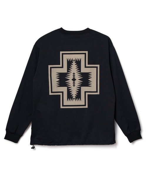 PENDLETON（ペンドルトン）の「PENDLETON/ペンドルトン ロングスリーブ カルキュロ ミッドウェイトジャージー Tシャツ（Tシャツ/カットソー・メンズ・ブルー/ブラック/カーキ/ホワイト・MEDIUM/LARGE）」の12枚目の写真