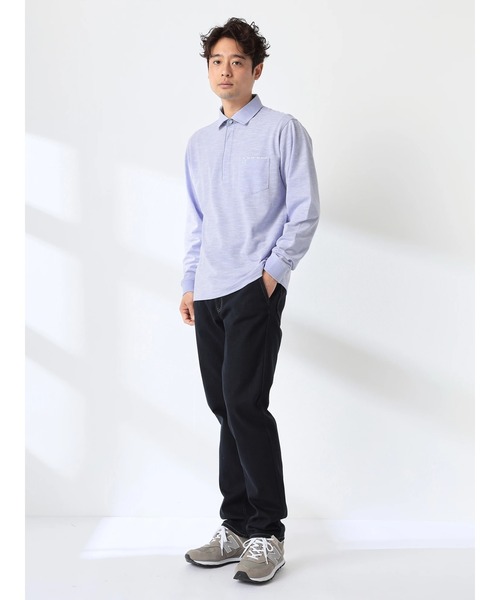 McGREGOR(マックレガー)の「襟裏布帛ポロ(ポロシャツ・メンズ・ネイビー/ピンク/グレー/ブルー・M/L/XL)」の18枚目の写真