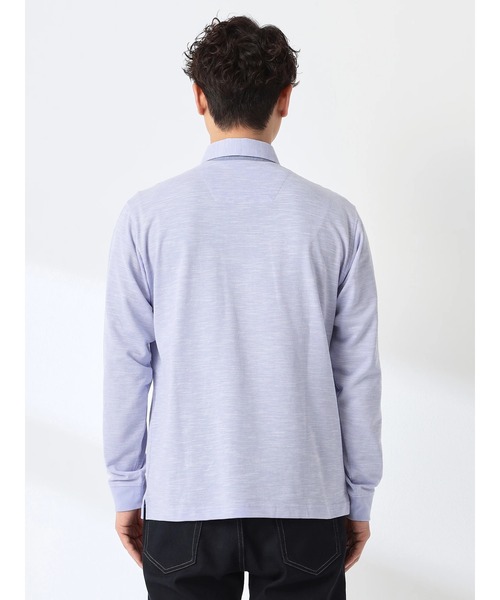 McGREGOR(マックレガー)の「襟裏布帛ポロ(ポロシャツ・メンズ・ネイビー/ピンク/グレー/ブルー・M/L/XL)」の20枚目の写真