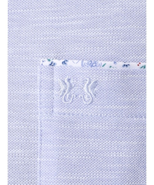 McGREGOR(マックレガー)の「襟裏布帛ポロ(ポロシャツ・メンズ・ネイビー/ピンク/グレー/ブルー・M/L/XL)」の9枚目の写真