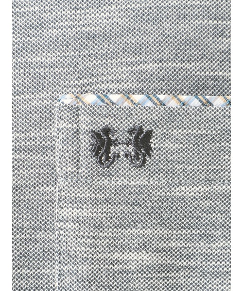 McGREGOR(マックレガー)の「襟裏布帛ポロ(ポロシャツ・メンズ・ネイビー/ピンク/グレー/ブルー・M/L/XL)」の11枚目の写真