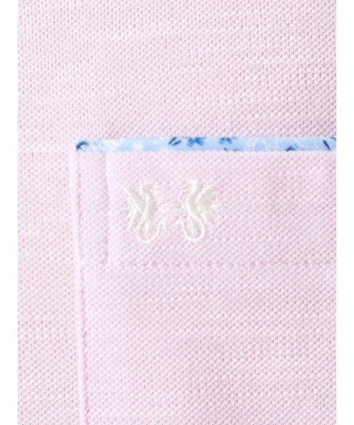 McGREGOR(マックレガー)の「襟裏布帛ポロ(ポロシャツ・メンズ・ネイビー/ピンク/グレー/ブルー・M/L/XL)」の12枚目の写真