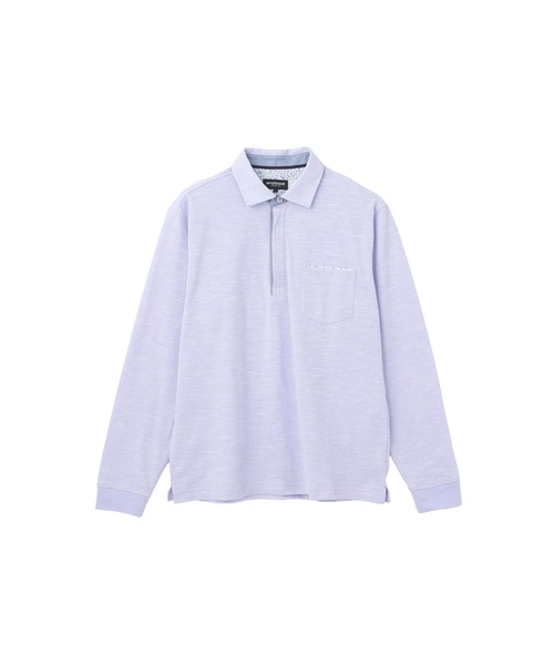 McGREGOR(マックレガー)の「襟裏布帛ポロ(ポロシャツ・メンズ・ネイビー/ピンク/グレー/ブルー・M/L/XL)」の13枚目の写真