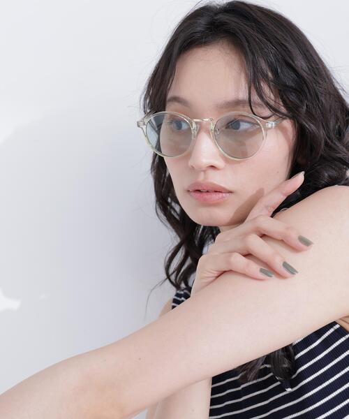 NATURAL BEAUTY BASIC(ナチュラルビューティーベーシック)の「◇トランスペアレントグラス(サングラス・レディース・ベージュ系その他/ホワイト系その他3/ベージュ・フリ-)」の1枚目の写真