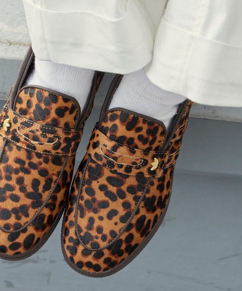 adidas（アディダス）の「adidas/アディダス HANDBALL SPEZIAL LOAFER W レオパード柄 スペツィアル コインローファー 2026年春夏（ローファー・レディース・ブラウン・23/24/25/24.5/23.5）」の12枚目の写真