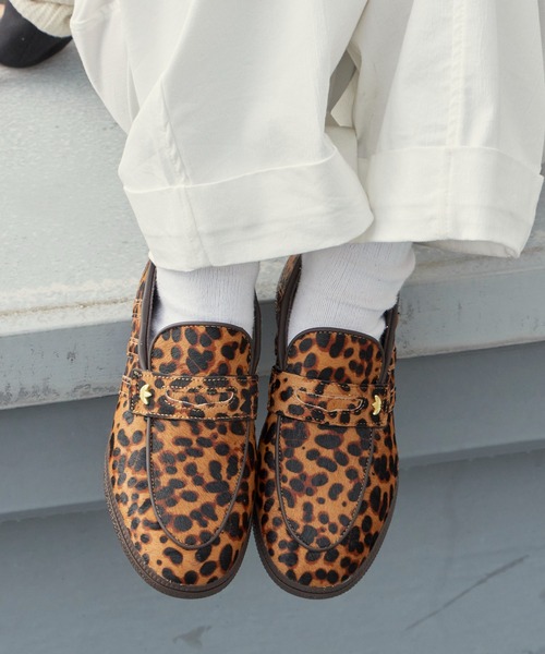 adidas(アディダス)の「adidas/アディダス HANDBALL SPEZIAL LOAFER W レオパード柄 スペツィアル コインローファー 2026秋冬 秋物(ローファー・レディース・ブラウン・23/24/25/24.5/23.5/28/27.5/27/26.5)」の20枚目の写真