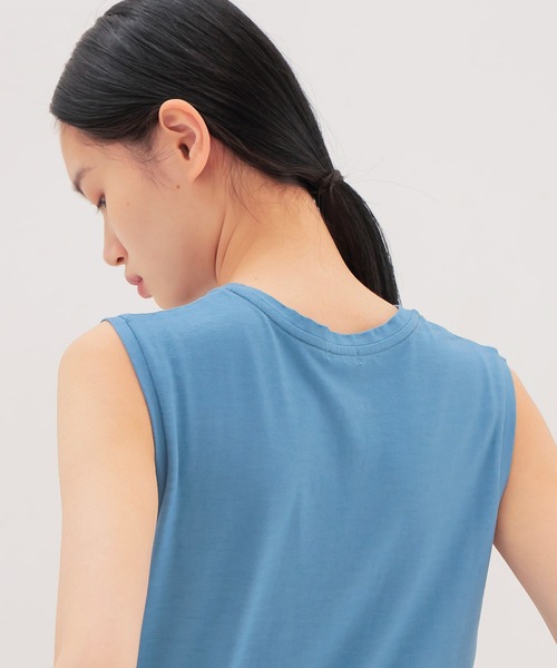 DRESSLAVE(ドレスレイブ)の「color sleeveless tee(カラースリーブレスTシャツ)(Tシャツ/カットソー・レディース・レッド/ブルー・38)」の6枚目の写真