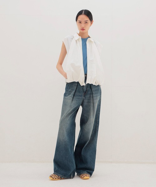 DRESSLAVE(ドレスレイブ)の「color sleeveless tee(カラースリーブレスTシャツ)(Tシャツ/カットソー・レディース・レッド/ブルー・38)」の7枚目の写真