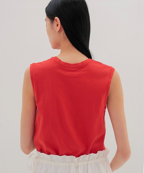 DRESSLAVE(ドレスレイブ)の「color sleeveless tee(カラースリーブレスTシャツ)(Tシャツ/カットソー・レディース・レッド/ブルー・38)」の10枚目の写真