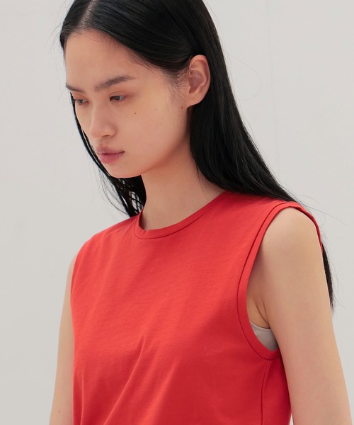 DRESSLAVE(ドレスレイブ)の「color sleeveless tee(カラースリーブレスTシャツ)(Tシャツ/カットソー・レディース・レッド/ブルー・38)」の11枚目の写真