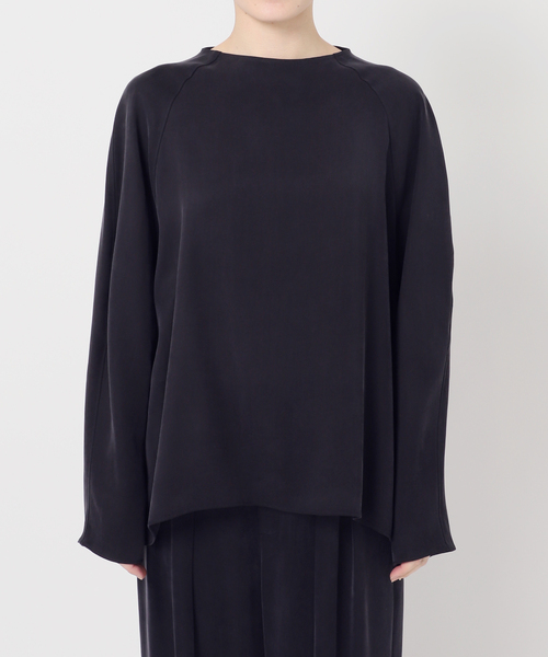 AP STUDIO（エーピーストゥディオ）の「キュプラブラウス（シャツ/ブラウス・レディース・アイボリー/ネイビー・FREE）」の12枚目の写真