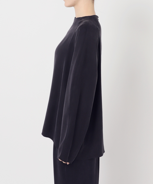 AP STUDIO（エーピーストゥディオ）の「キュプラブラウス（シャツ/ブラウス・レディース・アイボリー/ネイビー・FREE）」の13枚目の写真