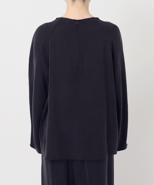 AP STUDIO（エーピーストゥディオ）の「キュプラブラウス（シャツ/ブラウス・レディース・アイボリー/ネイビー・FREE）」の14枚目の写真