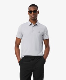 LACOSTE ダークグレー 長袖ポロシャツ LACOSTE（ラコステ） ロングスリーブ ポロシャツ / 長袖 リブカラー