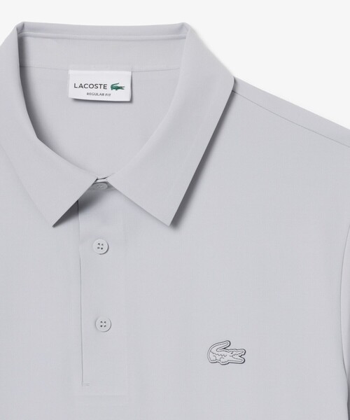 LACOSTE(ラコステ)の「UPF50+ UVカット ミニマルテックポロシャツ(ポロシャツ・メンズ・ダークネイビー/ライトグレー/ライトブルー・5/4/2/3)」の7枚目の写真