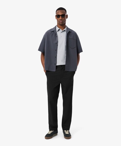 LACOSTE(ラコステ)の「UPF50+ UVカット ミニマルテックポロシャツ(ポロシャツ・メンズ・ダークネイビー/ライトグレー/ライトブルー・5/4/2/3)」の9枚目の写真