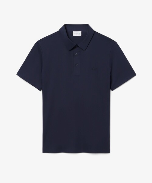 LACOSTE(ラコステ)の「UPF50+ UVカット ミニマルテックポロシャツ(ポロシャツ・メンズ・ダークネイビー/ライトグレー/ライトブルー・5/4/2/3)」の12枚目の写真