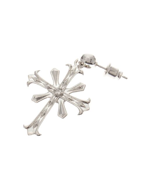 GYDA（ジェイダ）の「JEYSUS sacred edge crossピアス（ピアス（両耳用）・レディース・シルバー/ゴールド・FREE）」の8枚目の写真