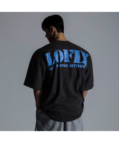 LOFIX(ロフィックス)の「ラギッドロゴオーバーサイズ半袖2カラー(Tシャツ/カットソー・メンズ・ブラック/ホワイト・LARGE/X-LARGE/XX-LARGE/MEDIUM)」の1枚目の写真