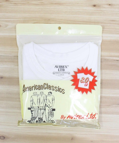 AVIREX（アヴィレックス）の「HENLEY NECK PACK T-SHIRT（Tシャツ/カットソー・メンズ・グレー/ブラック/ホワイト・XXL/XL/L/M）」の5枚目の写真