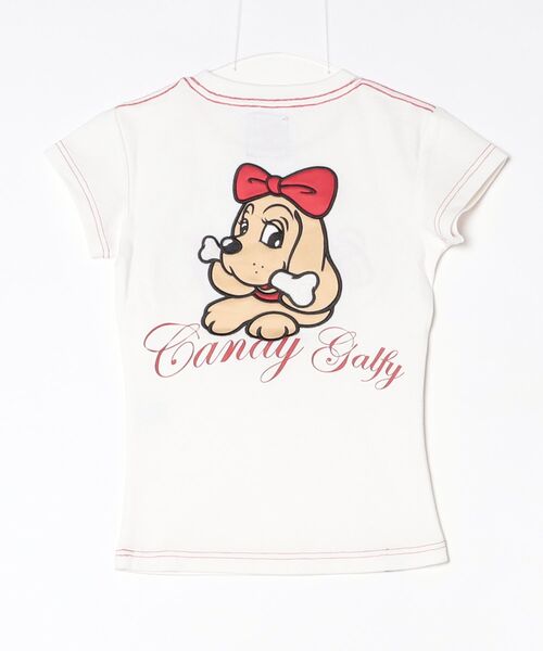 CORPUS SELECT(コーパストーキョー)の「【GALFY/ガルフィー】らぶりぃチビT(Tシャツ/カットソー・レディース・ホワイト/ピンク/ブラック・FREE)」の20枚目の写真