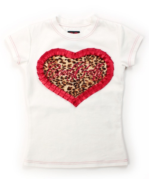 CORPUS SELECT(コーパストーキョー)の「【GALFY/ガルフィー】らぶりぃチビT(Tシャツ/カットソー・レディース・ホワイト/ピンク/ブラック・FREE)」の4枚目の写真