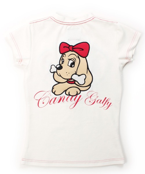 CORPUS SELECT(コーパストーキョー)の「【GALFY/ガルフィー】らぶりぃチビT(Tシャツ/カットソー・レディース・ホワイト/ピンク/ブラック・FREE)」の5枚目の写真