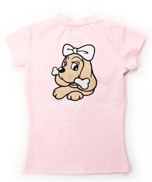 CORPUS SELECT(コーパストーキョー)の「【GALFY/ガルフィー】らぶりぃチビT(Tシャツ/カットソー・レディース・ホワイト/ピンク/ブラック・FREE)」の9枚目の写真