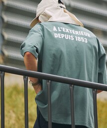 AIGLE（エーグル）の「AIGLE オーバーサイズバックプリントロゴ 半袖Tシャツ（Tシャツ/カットソー）」