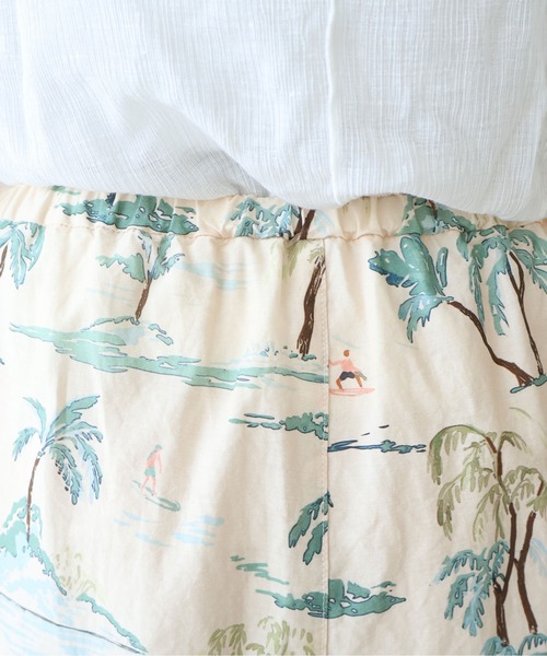 yuni(ユニ )の「Island print relax pants(その他パンツ・レディース・ベージュ/ピンク・FREE)」の17枚目の写真