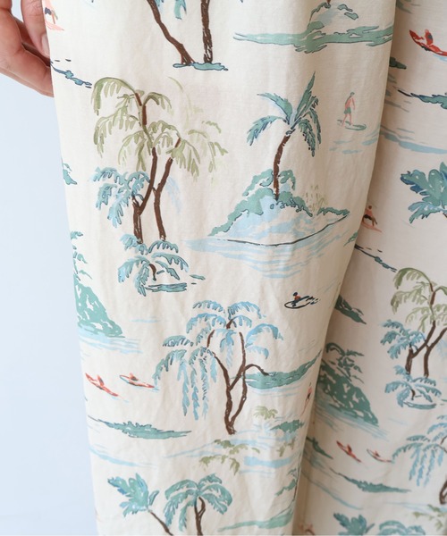 yuni(ユニ )の「Island print relax pants(その他パンツ・レディース・ベージュ/ピンク・FREE)」の18枚目の写真