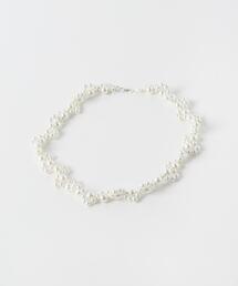URBAN RESEARCH | decor『デコール』　FLOWER PEARL BEADSCHOKER(ネックレス)