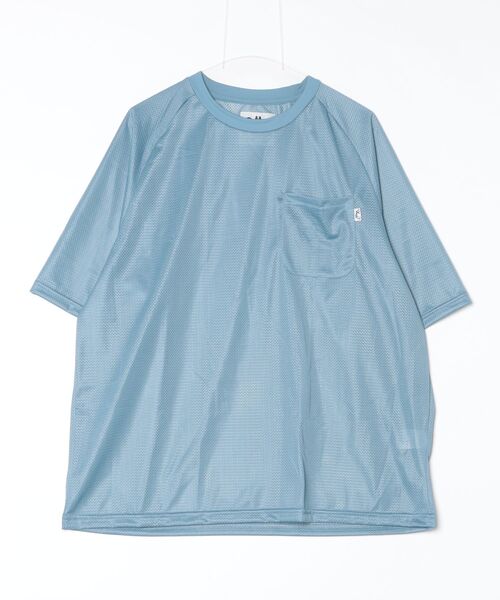 CMF OUTDOOR GARMENT(シーエムエフアウトドアガーメント)の「CMF OUTDOOR GARMENT/シーエムエフ アウトドアガーメント QUICK DRY MESH PK TEE S/S CMF2601-C21(Tシャツ/カットソー・メンズ・ブラック/ホワイト/ブルー・L/M)」の3枚目の写真