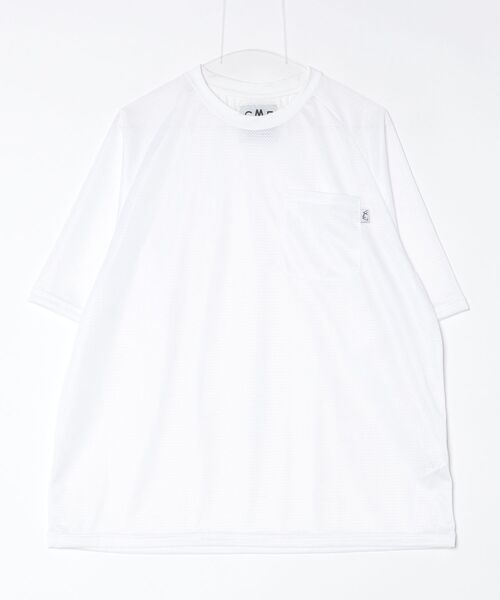 CMF OUTDOOR GARMENT(シーエムエフアウトドアガーメント)の「CMF OUTDOOR GARMENT/シーエムエフ アウトドアガーメント QUICK DRY MESH PK TEE S/S CMF2601-C21(Tシャツ/カットソー・メンズ・ブラック/ホワイト/ブルー・L/M)」の7枚目の写真