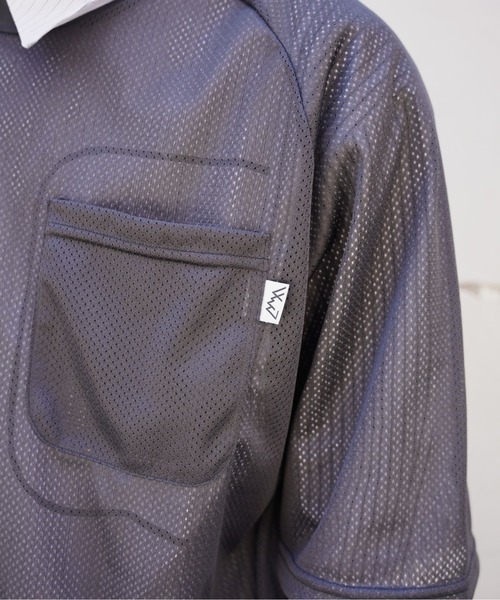 CMF OUTDOOR GARMENT(シーエムエフアウトドアガーメント)の「CMF OUTDOOR GARMENT/シーエムエフ アウトドアガーメント QUICK DRY MESH PK TEE S/S CMF2601-C21(Tシャツ/カットソー・メンズ・ブラック/ホワイト/ブルー・L/M)」の16枚目の写真
