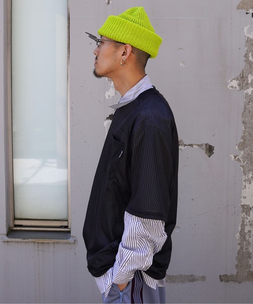 CMF OUTDOOR GARMENT(シーエムエフアウトドアガーメント)の「CMF OUTDOOR GARMENT/シーエムエフ アウトドアガーメント QUICK DRY MESH PK TEE S/S CMF2601-C21(Tシャツ/カットソー・メンズ・ブラック/ホワイト/ブルー・L/M)」の14枚目の写真