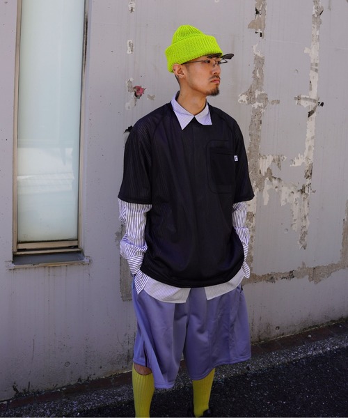 CMF OUTDOOR GARMENT(シーエムエフアウトドアガーメント)の「CMF OUTDOOR GARMENT/シーエムエフ アウトドアガーメント QUICK DRY MESH PK TEE S/S CMF2601-C21(Tシャツ/カットソー・メンズ・ブラック/ホワイト/ブルー・L/M)」の13枚目の写真
