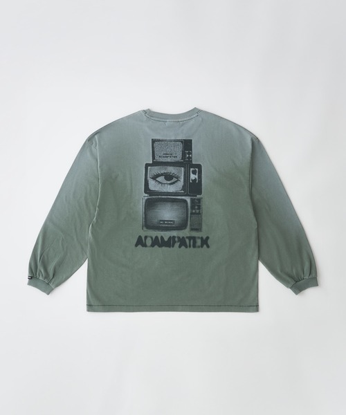 ADAM PATEK(アダムパテック)の「【ADAMPATEK/アダムパテック】noise aging long-sleeved T エイジングロングスリーブTEE(Tシャツ/カットソー・レディース・ブラック/ホワイト/ピンク/グリーン・1/2)」の10枚目の写真