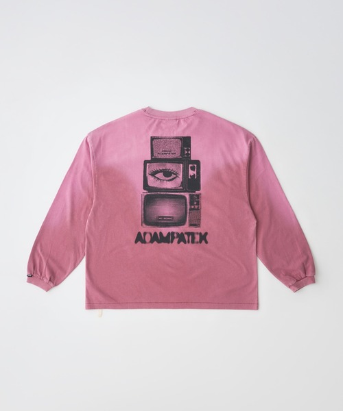 ADAM PATEK(アダムパテック)の「【ADAMPATEK/アダムパテック】noise aging long-sleeved T エイジングロングスリーブTEE(Tシャツ/カットソー・レディース・ブラック/ホワイト/ピンク/グリーン・1/2)」の12枚目の写真