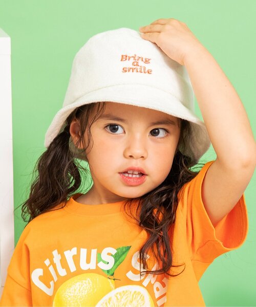 BREEZE（ブリーズ）の「パイルバケットハット（ハット・キッズ・ブルー/アイボリー・50/52/54/56）」の2枚目の写真