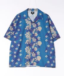 VANS（バンズ）の「VANS ヴァンズ M Vertical Botanical Shirt ショートスリーブ 126R1062700 ABC-MART限定 BLUE（Tシャツ/カットソー）」