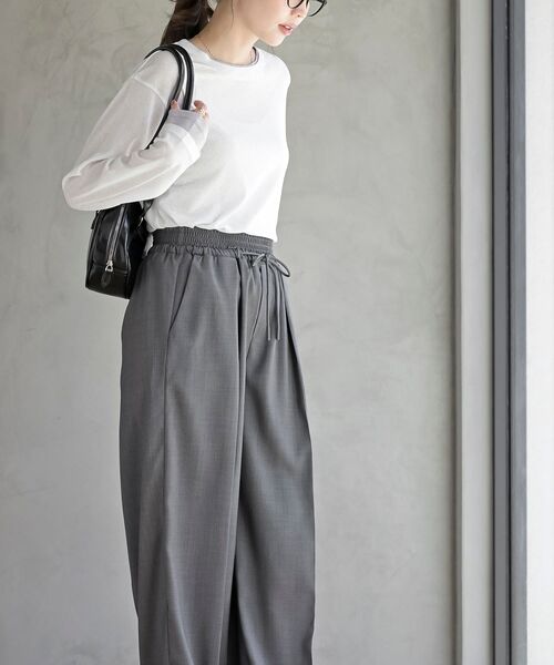 rps(アールピーエス)の「フェイクレイヤードシアーカットソー(Tシャツ/カットソー・レディース・ブラック/グレー/オフホワイト・フリー)」の21枚目の写真